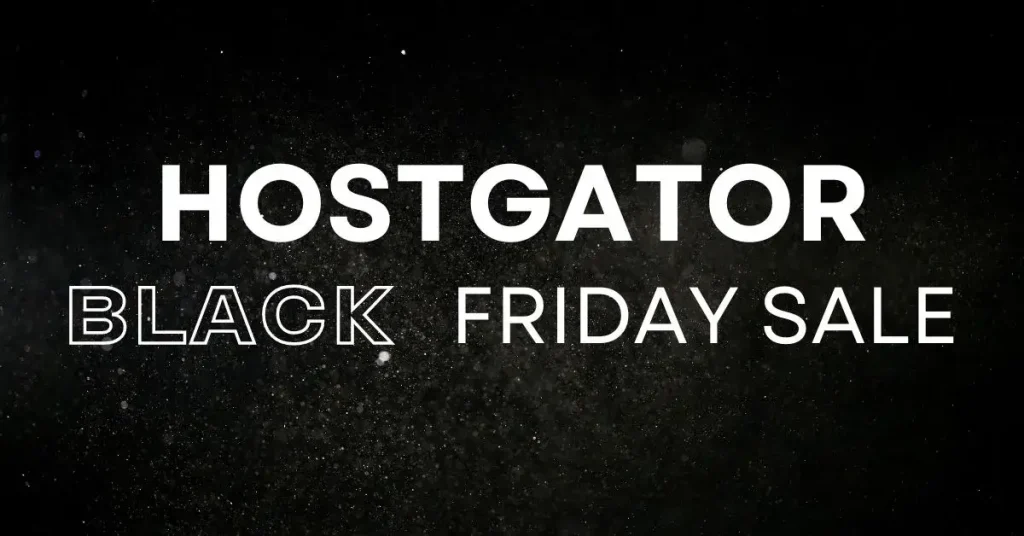 Hostgator Black Friday Deal